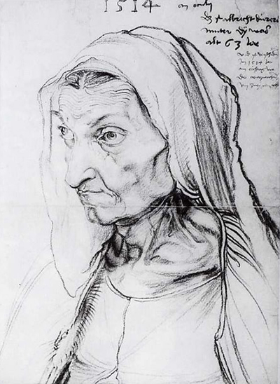 Portrait of his Mother Albrecht Durer